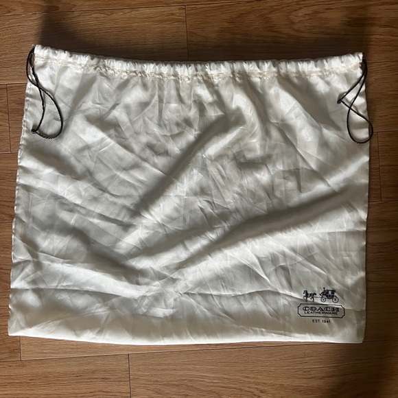 COACH Chocolate Brown Monogram Shoulder Bag - Picture 12 of 13